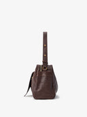 SOFT COLLAR S BOWLING BAG - CHOCOLATE