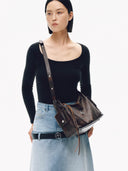 TOAST L HOBO BAG - BURNT WOOD